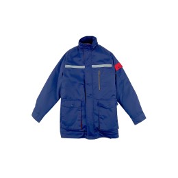 Customized men's thickened detachable red work clothes, designed cotton clothes, warm work clothes, cotton clothes reflective strips, labor protection cotton clothes, warm and cold-resistant, thickened warm lining SKWK161 Customized men's thickened detachable red work clothes, designed cotton clothes, warm work clothes, cotton clothes reflective strips, labor protection cotton clothes, warm and cold-resistant, thickened warm lining SKWK161